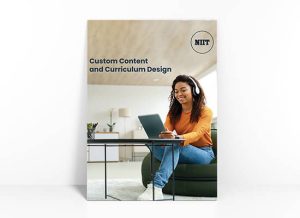 Custom Content and Curriculum Design Brochure